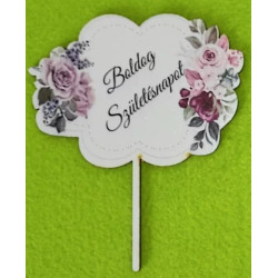 Happy Birthday Roses Wooden...