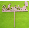 For Your Christening Wooden Cake Topper