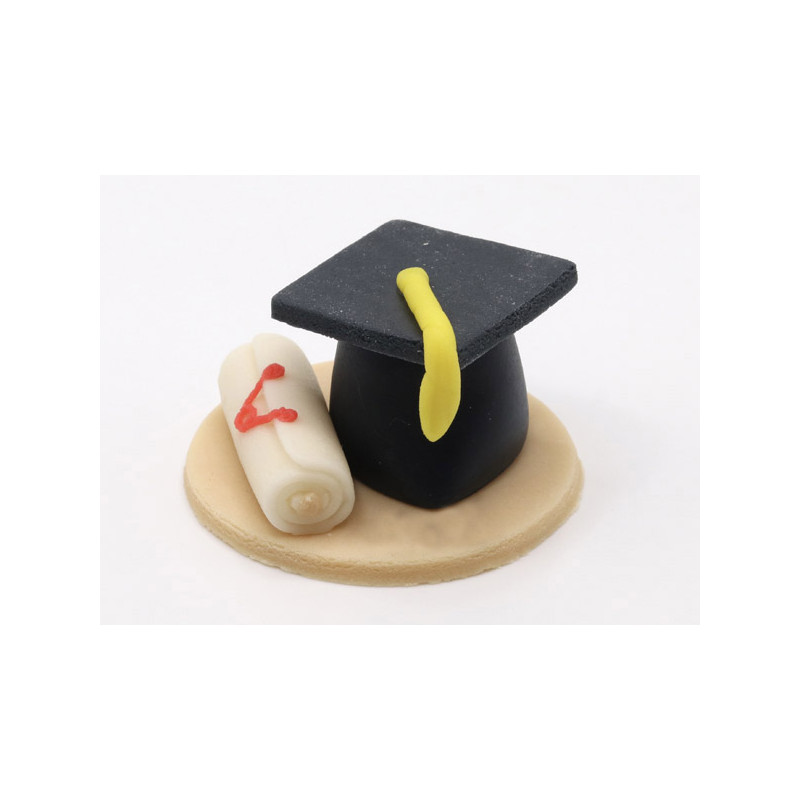 Ballagos-diploma marcipán figura közepes méret