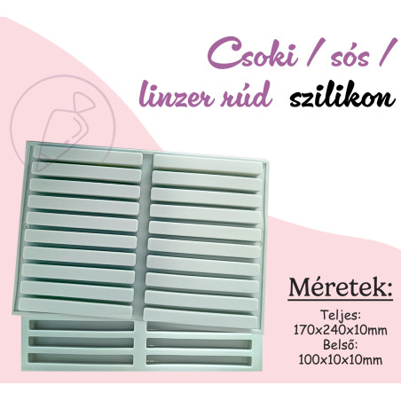 Chocolate, sweet or salty pastry baking mold