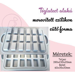 Téglatest alakú merevített...