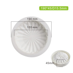 Origami mintás mousse szilikon forma