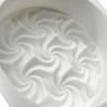 Spirál virágmintás mousse szilikon forma