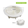 3D Bubbles Donut mousse silicone mold