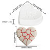 Cracked Heart Mousse Silicone Mould