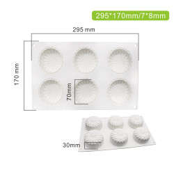Origami mintás mono desszert mousse szilikon forma