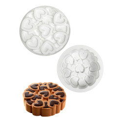 Hearts on Hearts Mousse Silicone Mould