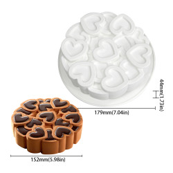 Hearts on Hearts Mousse Silicone Mould