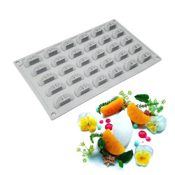Mandarin gerezd szilikon forma