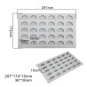 Tangerine wedges Silicone Mould