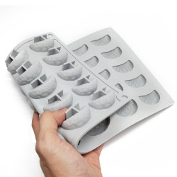 Tangerine wedges Silicone Mould