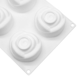 Rózsa mousse szilikon forma