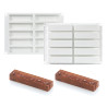 Silicone Ribbed Chocolate Bar and Mousse Mould