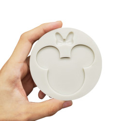 Minnie Mouse Head silicone mould