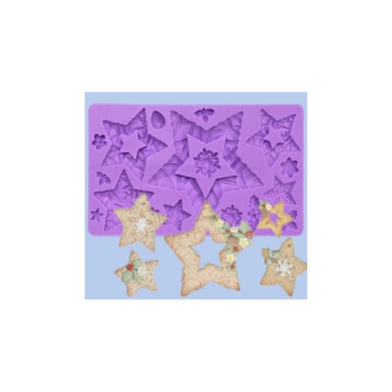 Stars Theme silicone mould