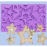 Stars Theme silicone mould