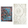 Vintage - Grungy Frame silicone mould