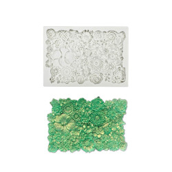 Flower carpet silicone mould