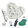 Golf equipment set silicone mould