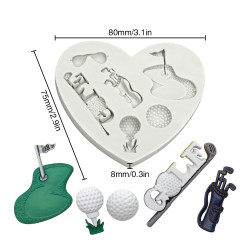 Golf felszerelés mintázó szilikon
