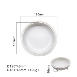 Szilikon mousse sima kerek