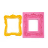 Baroque Frame silicone mould