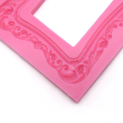 Baroque Frame silicone mould