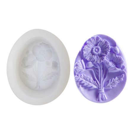 Flower bouquet silicone mould
