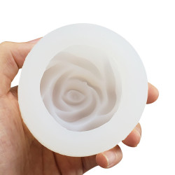 3D rózsa mintázó szilikon Zefir