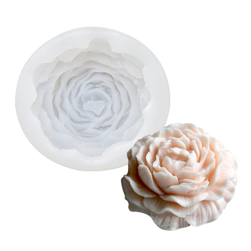 3D Rose Zefir silicone mould