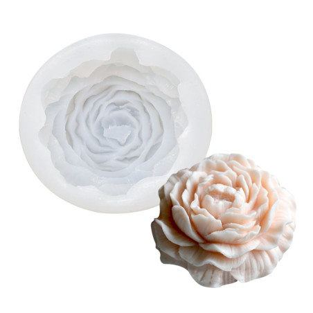 3D Rose Zefir silicone mould