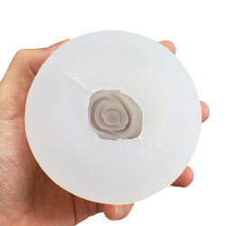 3D rózsa mintázó szilikon Zefir
