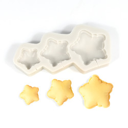 3D Csillagok mintázó szilikon