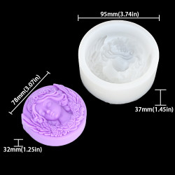3D Angyal fej mintázó szilikon