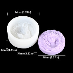 3D Angel Head silicone mould