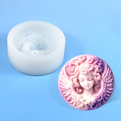 3D Angyal fej mintázó szilikon