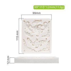 Vintage Baroque Theme silicone mould