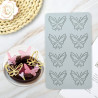 Cake lace - Tuile Butterflies silicone mould