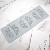 Cake lace - Tuile Wheat Ear silicone mould