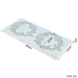 Cake lace - Tuile Honey Bees Theme silicone mould