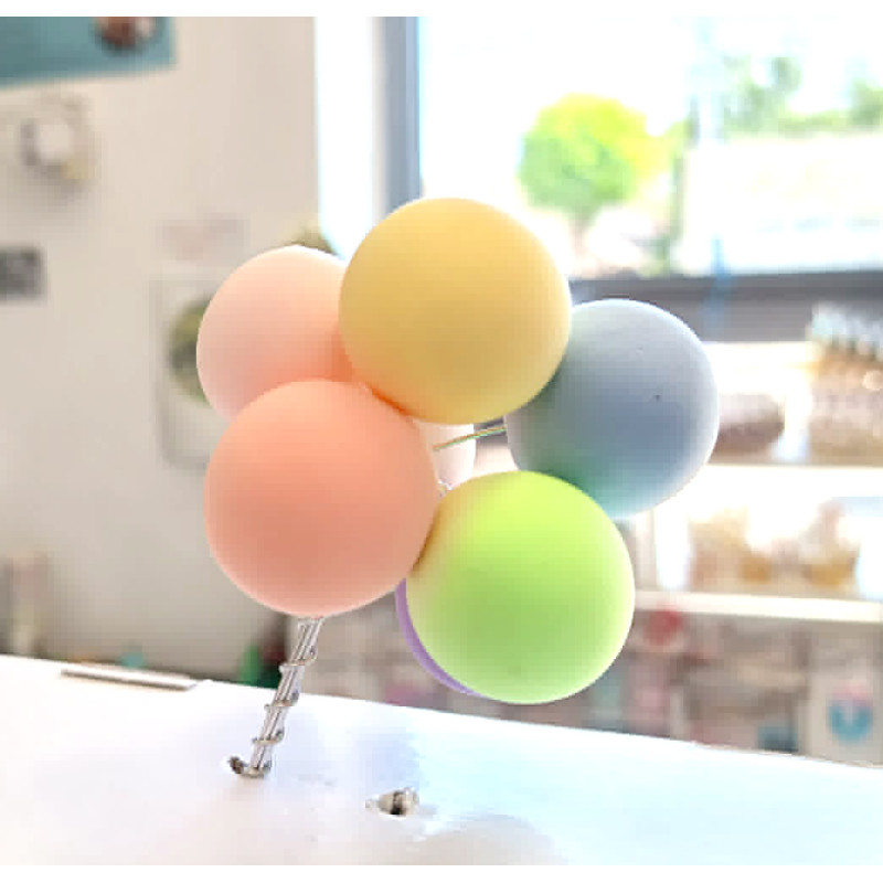 Bubble ballon cake decor 8ballon/pack