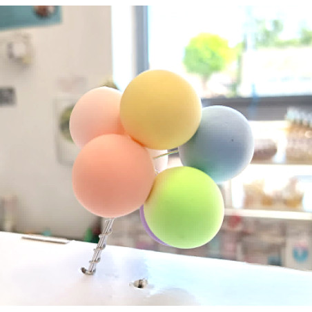 Bubble ballon cake decor 8ballon/pack