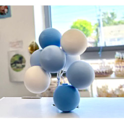 Bubble ballon cake decor...