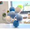 Bubble ballon cake decor 8ballon/pack