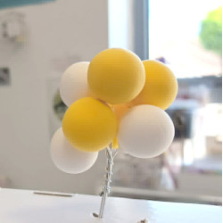 Bubble ballon cake decor...