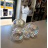 Iridescent ball cake decor 4 ball/pack