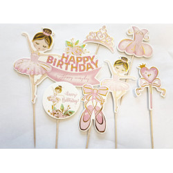 Ballerina cake topper