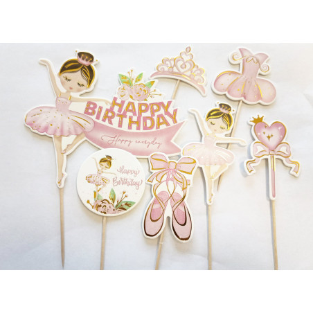 Ballerina cake topper
