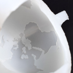 3D Földgömb mintázó szilikon