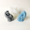3D Baby Resting in Guardian Hands Silicone Mould